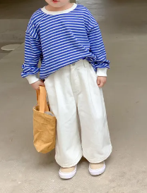 pinstriped partner dress sailor / white