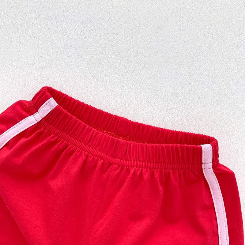 sleeveless summer set fraise