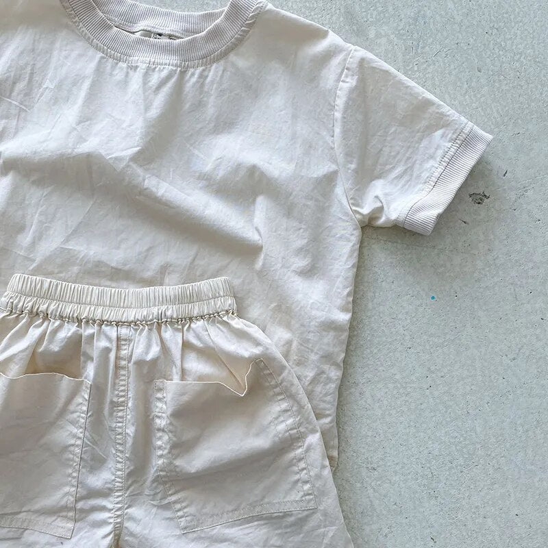 summer 2 piece neutral set coffee