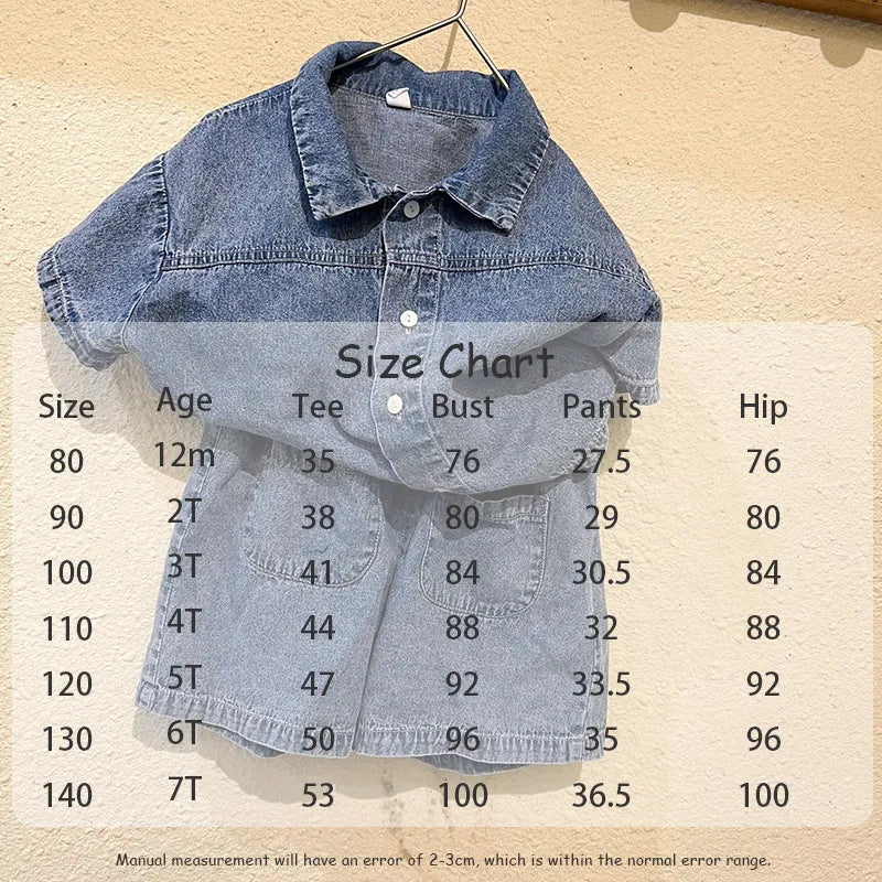 denim summer set denny / a line dress