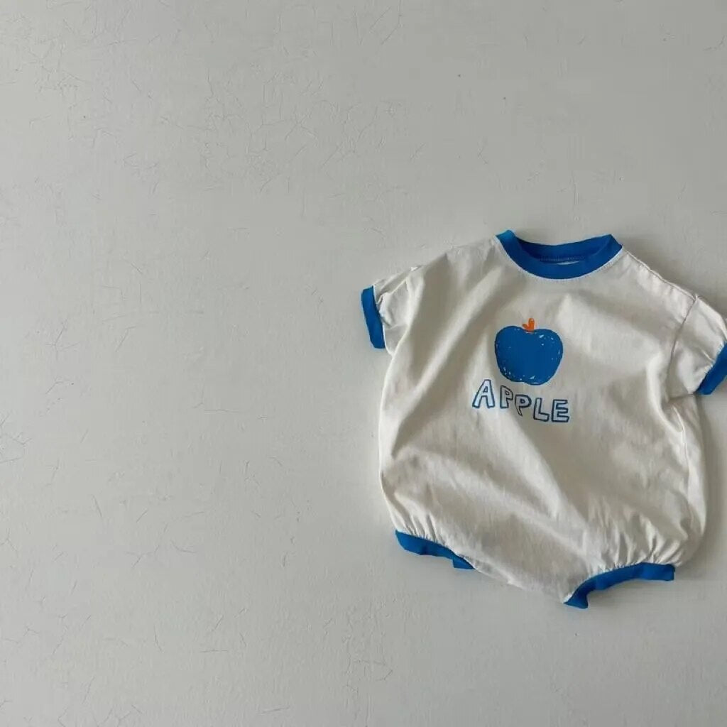 summer onesie apple