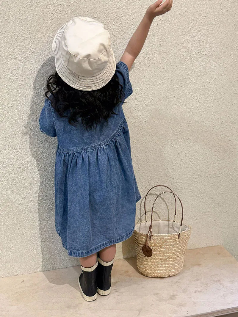 denim summer set denny / a line dress