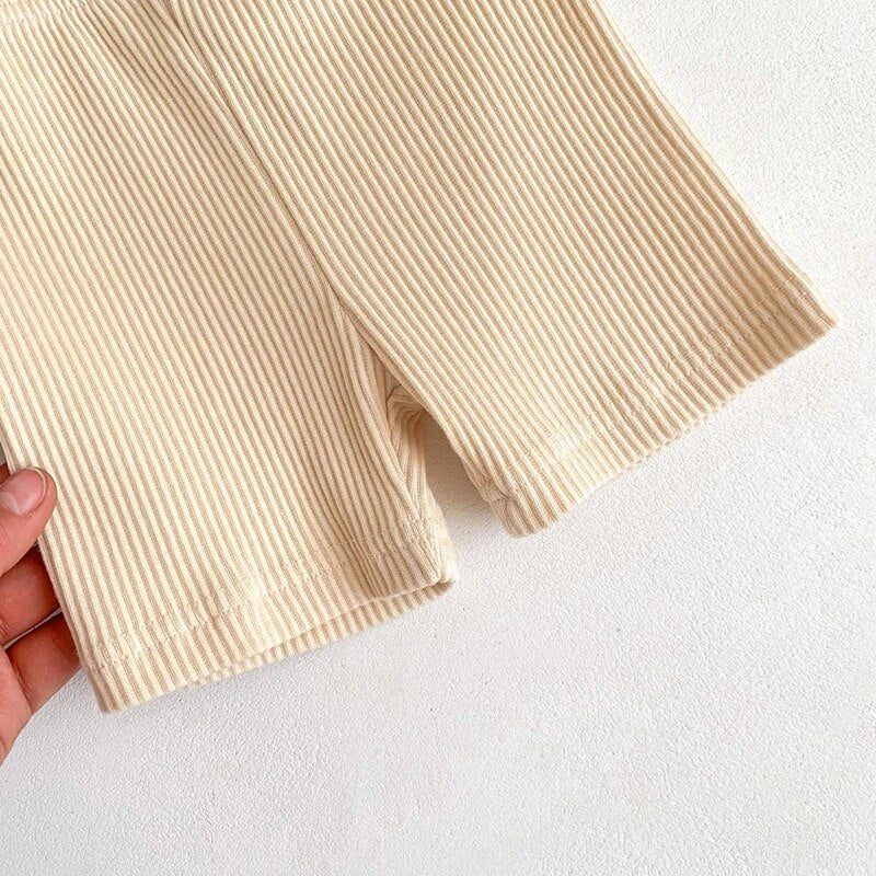 summer rib shorts cece