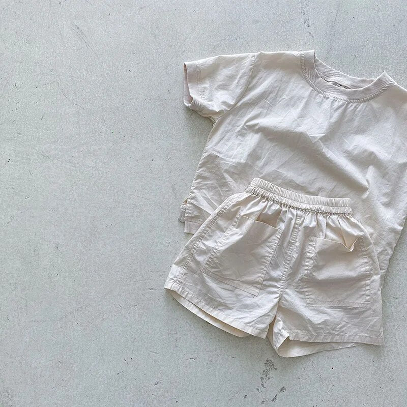 summer 2 piece neutral set coffee