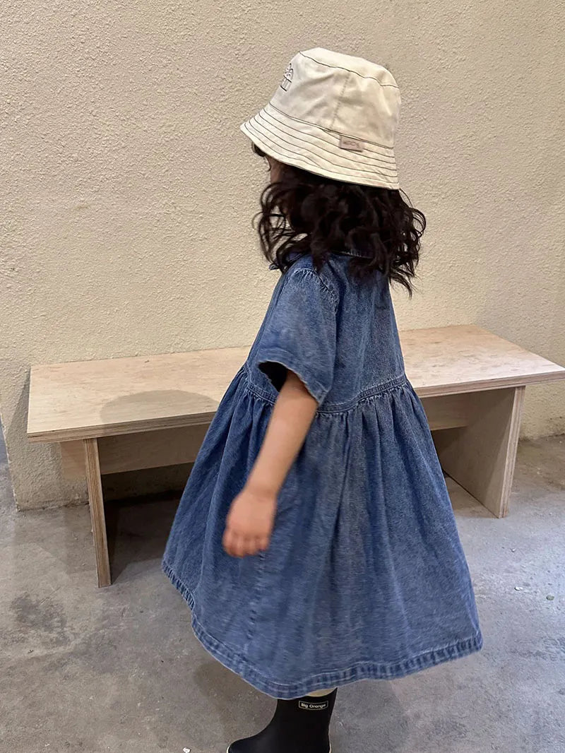 denim summer set denny / a line dress