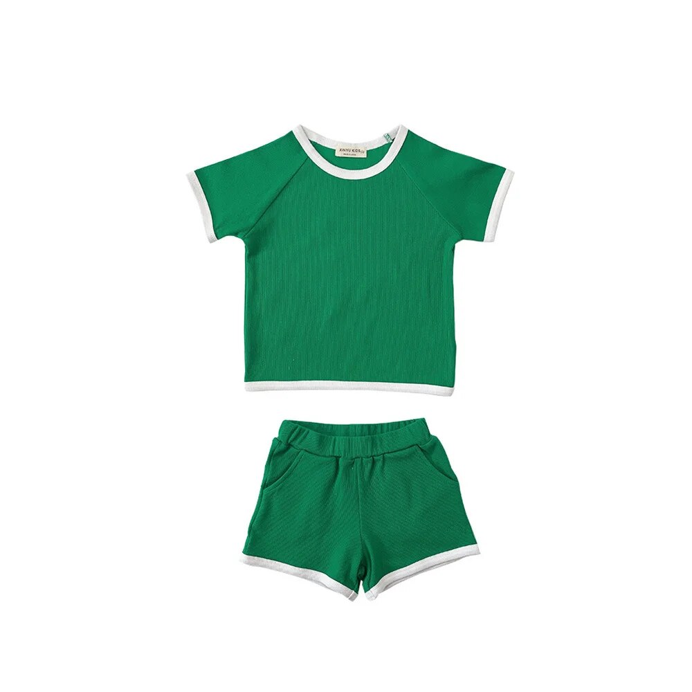 contrast summer two piece set payton