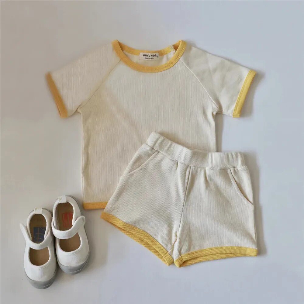 contrast summer two piece set payton