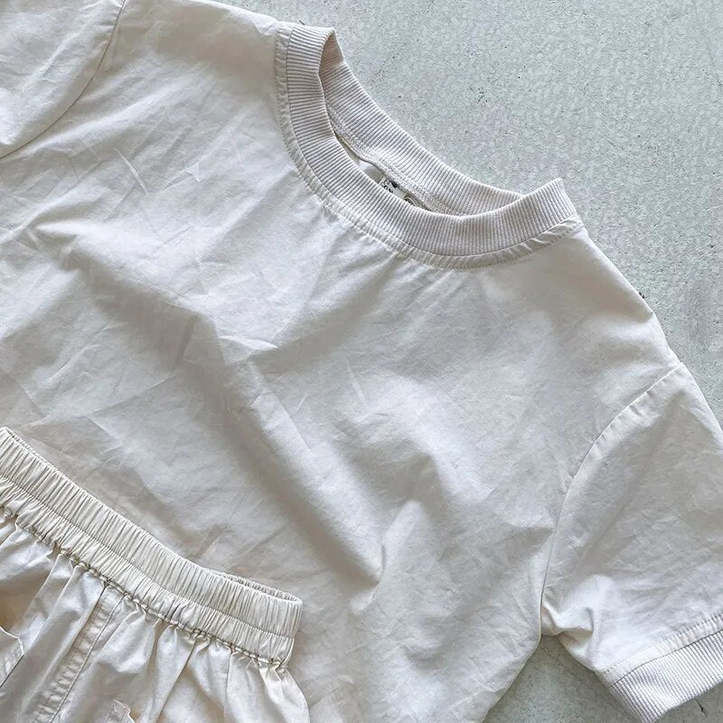summer 2 piece neutral set coffee