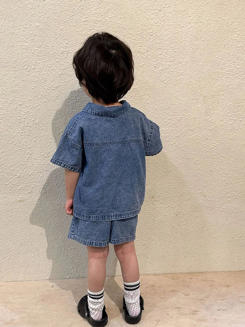 denim summer set denny / a line dress