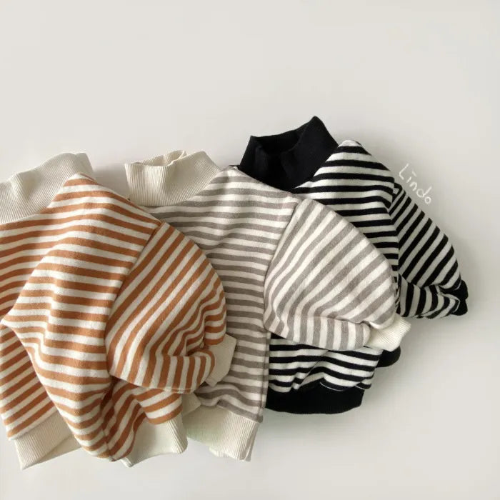striped sweater bella / black