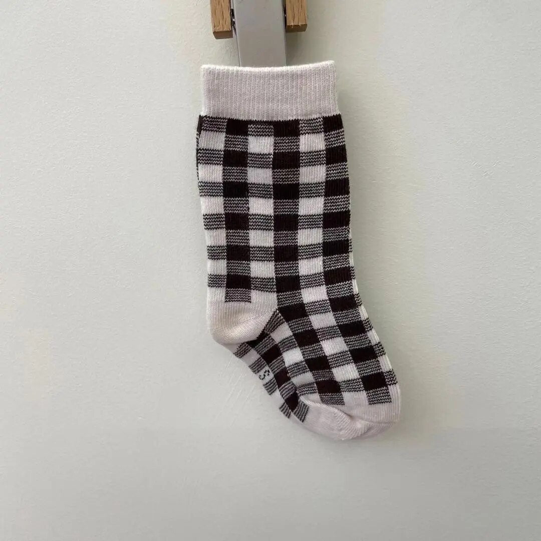 5 pairs of geometric socks