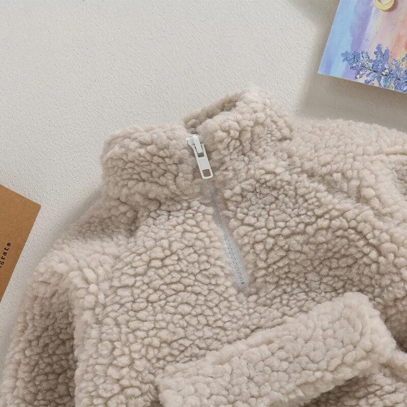 teddy fleece pullover kendra