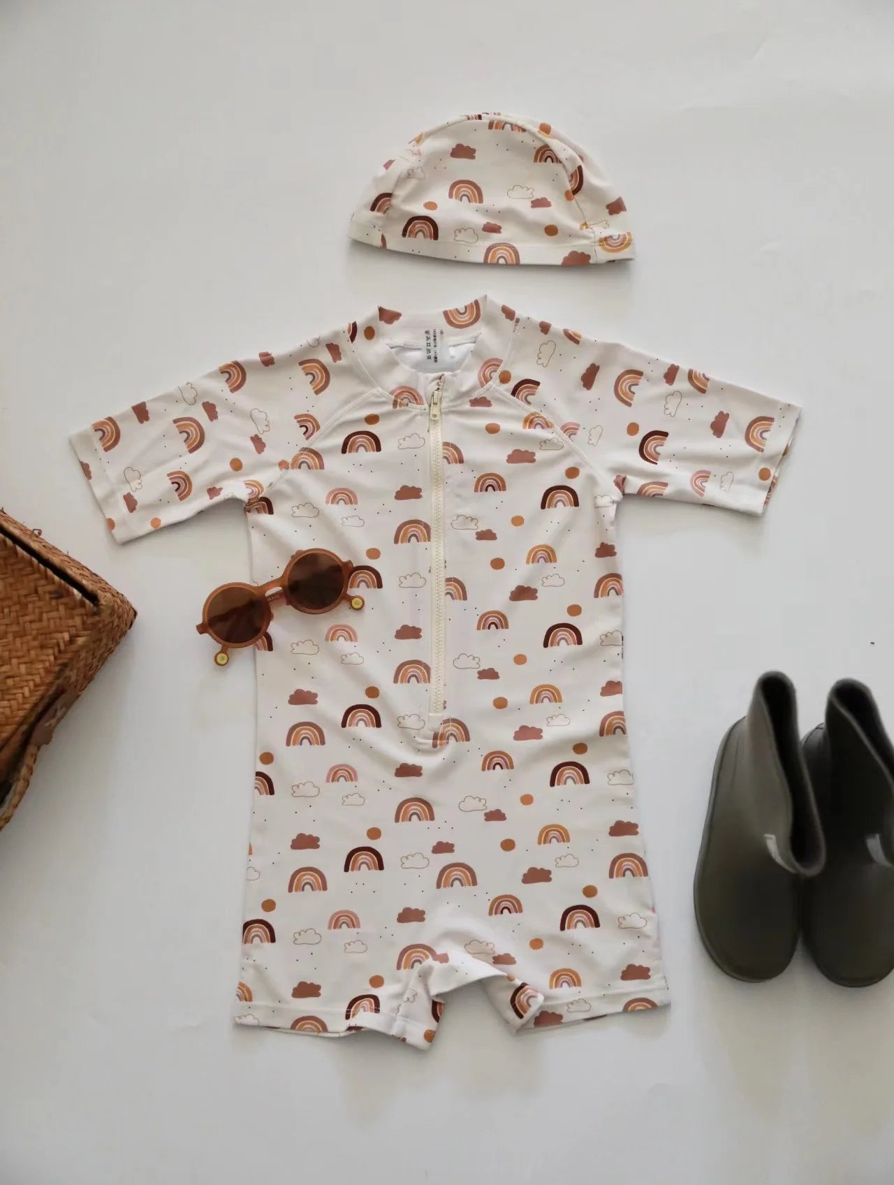 deer jonmi short sleeve swim onesie